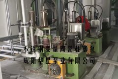 不銹鋼變量陶瓷柱塞泵使用現場